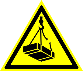 И29 опасно! возможно падение груза (пленка, 500х500 мм) - Знаки безопасности - Знаки и таблички для строительных площадок - Магазин охраны труда и техники безопасности stroiplakat.ru