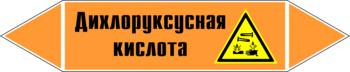 Маркировка трубопровода "дихлоруксусная кислота" (k15, пленка, 358х74 мм)" - Маркировка трубопроводов - Маркировки трубопроводов "КИСЛОТА" - Магазин охраны труда и техники безопасности stroiplakat.ru